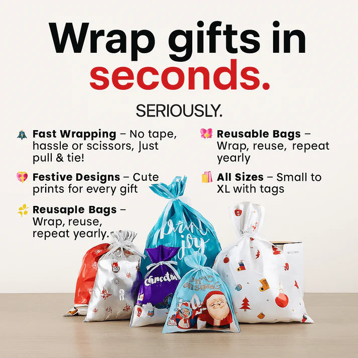 Easy Gift Wrap Set (50 Bags)